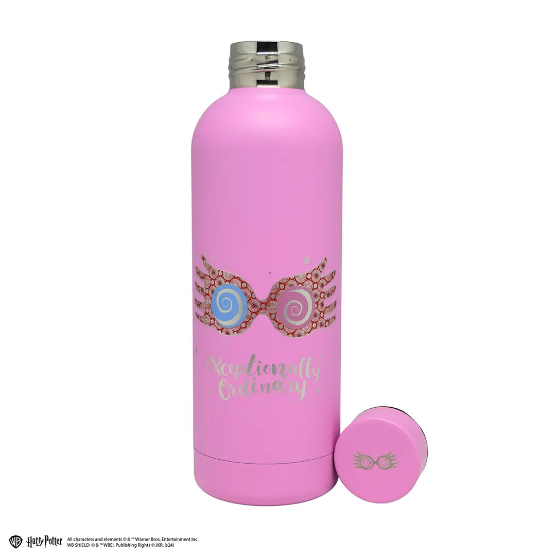 Bouteille isotherme Harry Potter Luna Lovegood 500 ml avec lunettes et citation extraordinairement normal