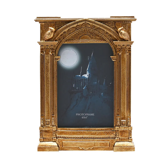Cadre photo doré Poudlard - Harry Potter