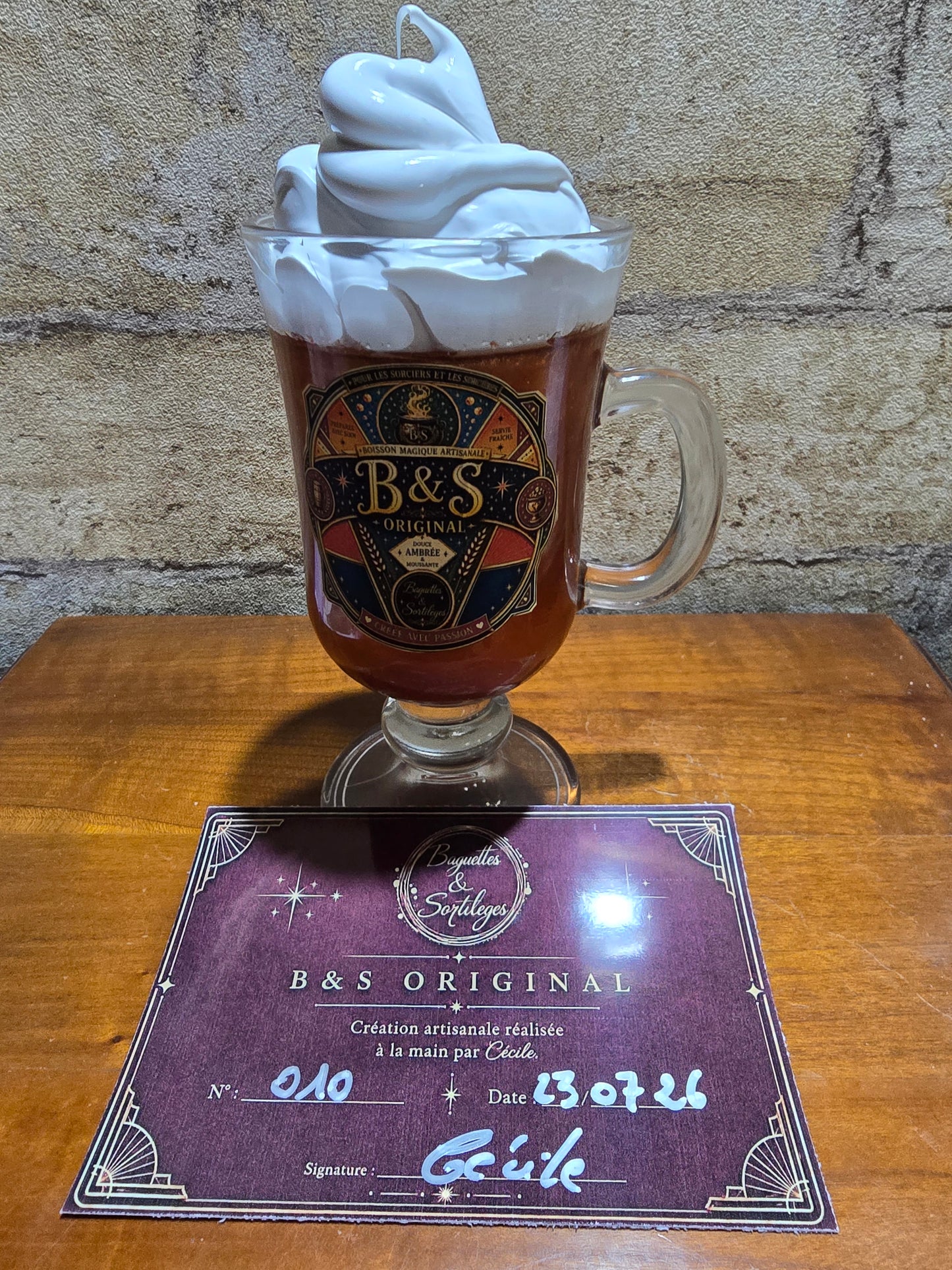 Chope de collection B&S Original n°10 – Création artisanale unique