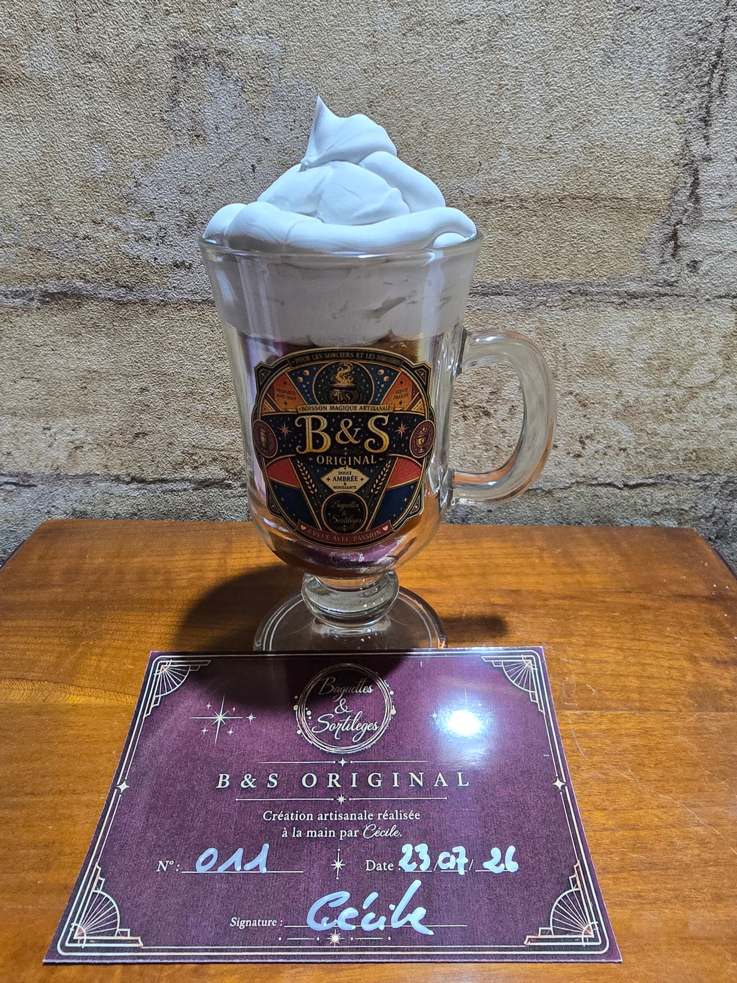 Chope de collection B&S Original n°11 – Création artisanale unique
