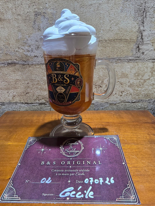Chope de collection B&S Original numéro 2, création artisanale unique avec certificat d’authenticité signé.