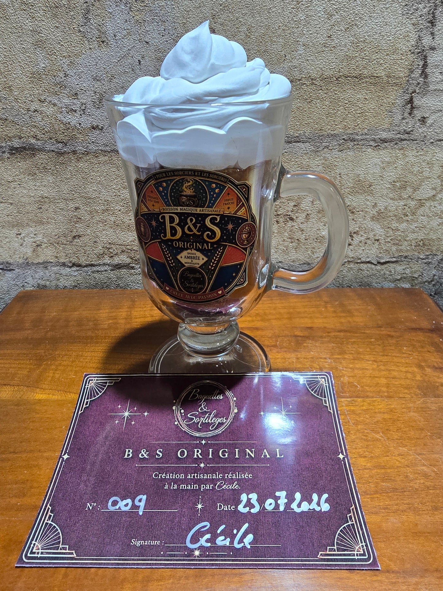 Chope de collection B&S Original n°9 – Création artisanale unique