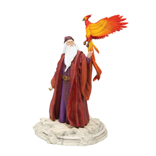 Figurine Albus Dumbledore avec Fumseck - Harry Potter
