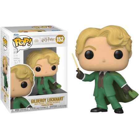 Funko Pop! Gilderoy Lockhart avec sa baguette – Harry Potter – 16 cm