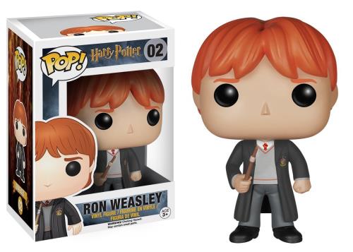 Funko POP! Harry Potter n°02 – Figurine de Ron Weasley en uniforme