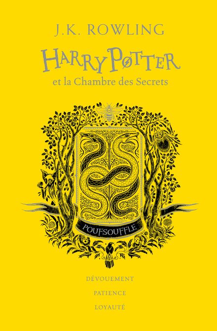 Livre collector Poufsouffle Harry Potter et la Chambre des Secrets avec bonus illustrés