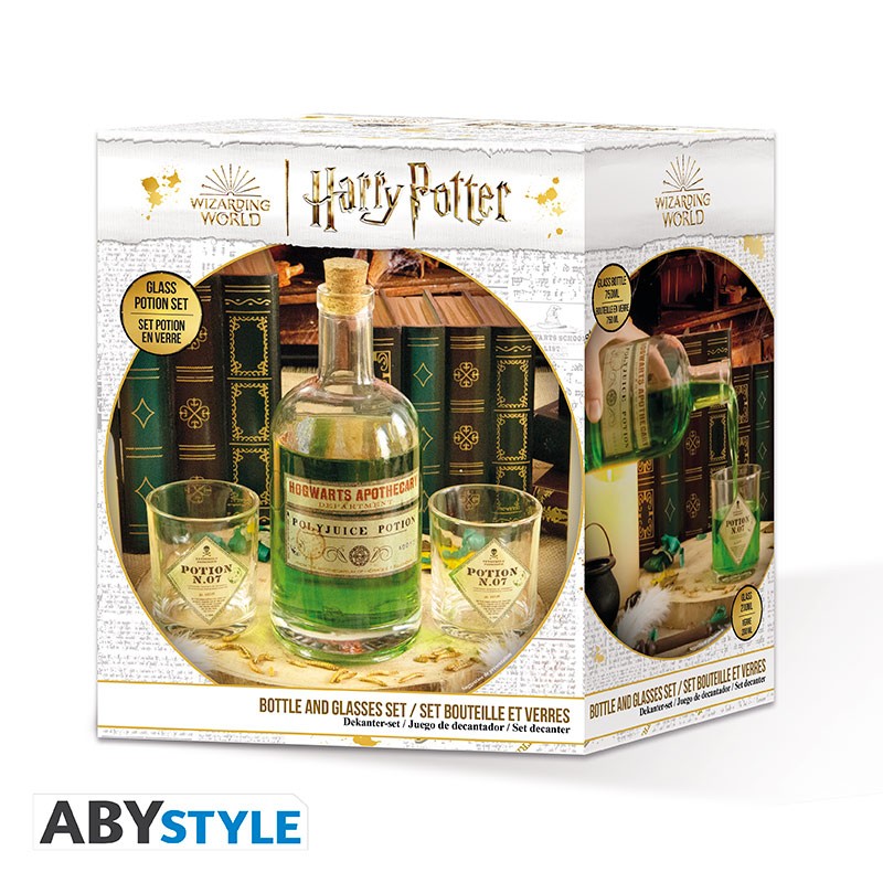 Set Bouteille et Verres - Harry Potter
