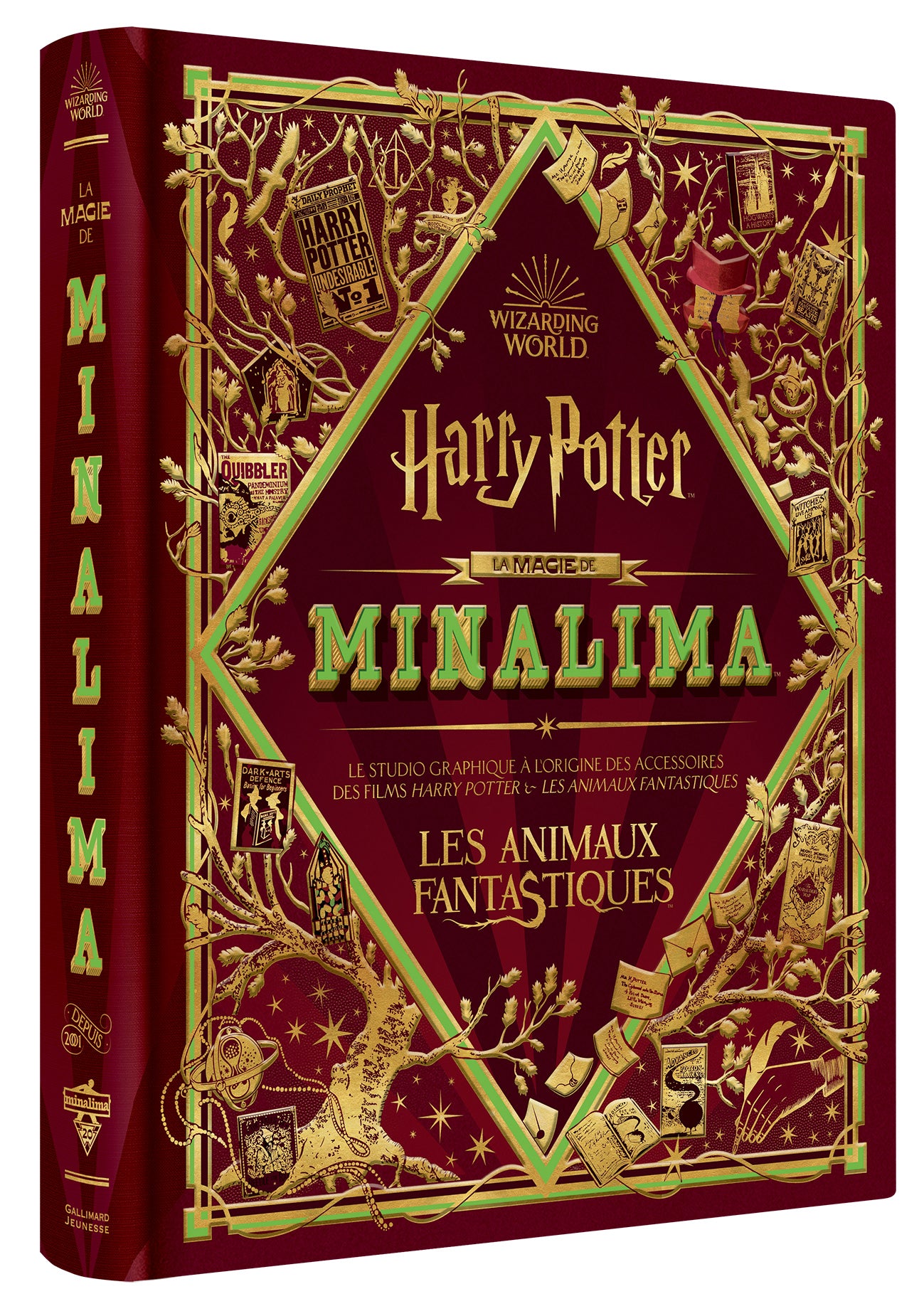 couverture de La Magie de MinaLima – documentaire graphique Harry Potter, MinaLima