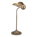 Lampe Vif d’Or Harry Potter dorée avec inscription I open at the close sur le socle.