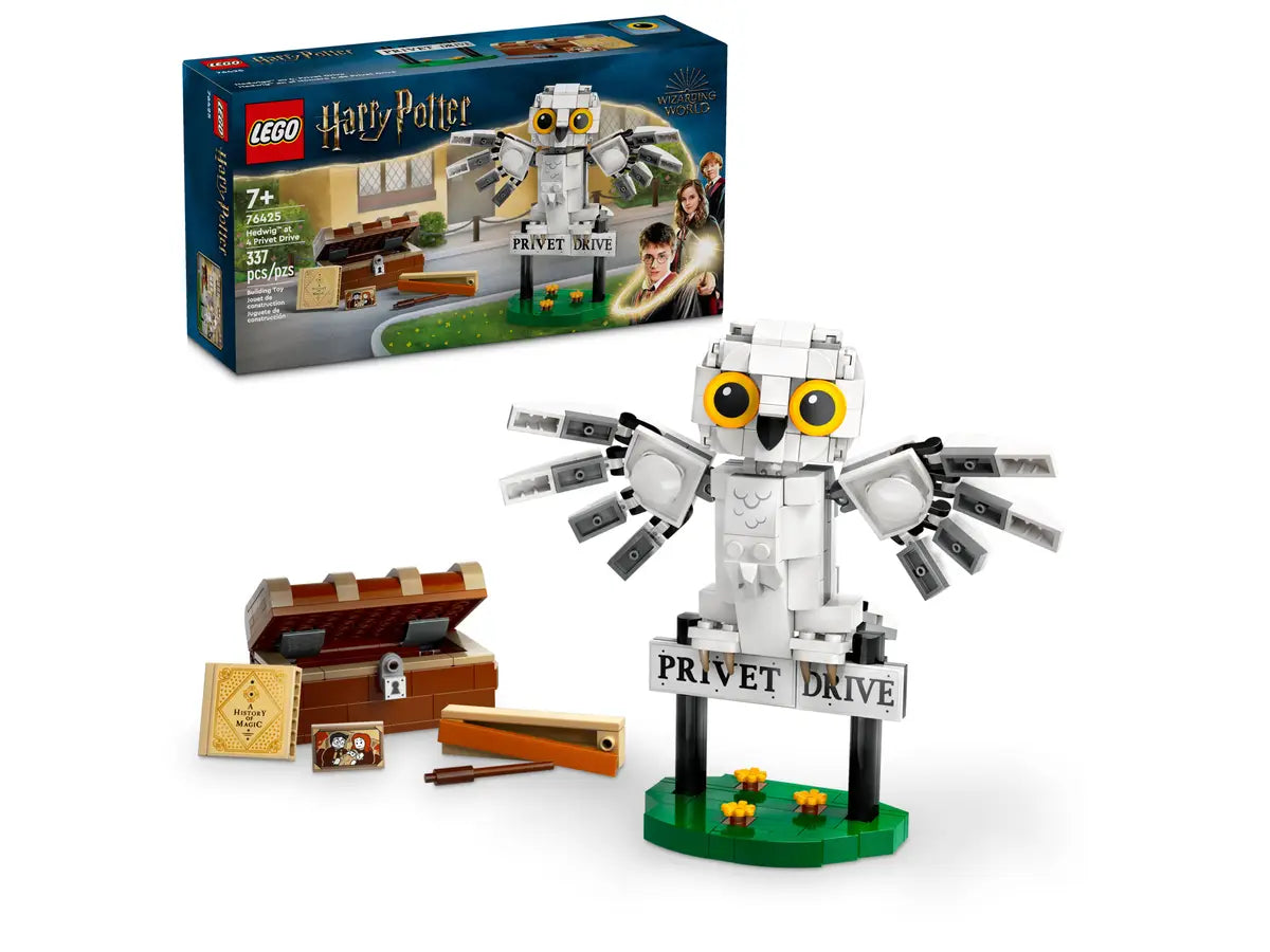 Set LEGO 76425 Harry Potter Hedwige au Privet Drive avec maison et figurine chouette