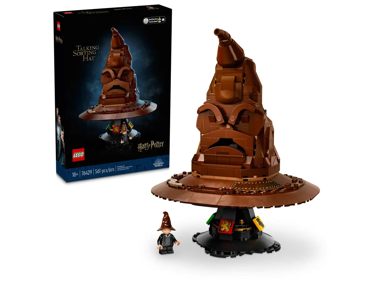 Set LEGO 76429 Harry Potter Le Choixpeau Magique qui Parle avec figurines et accessoires