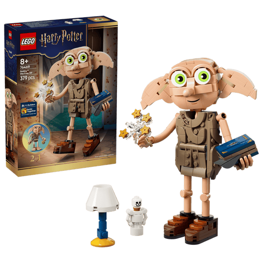 LEGO Harry Potter 76469 Dobby l’Elfe Libre et Kreattur 2-en-1