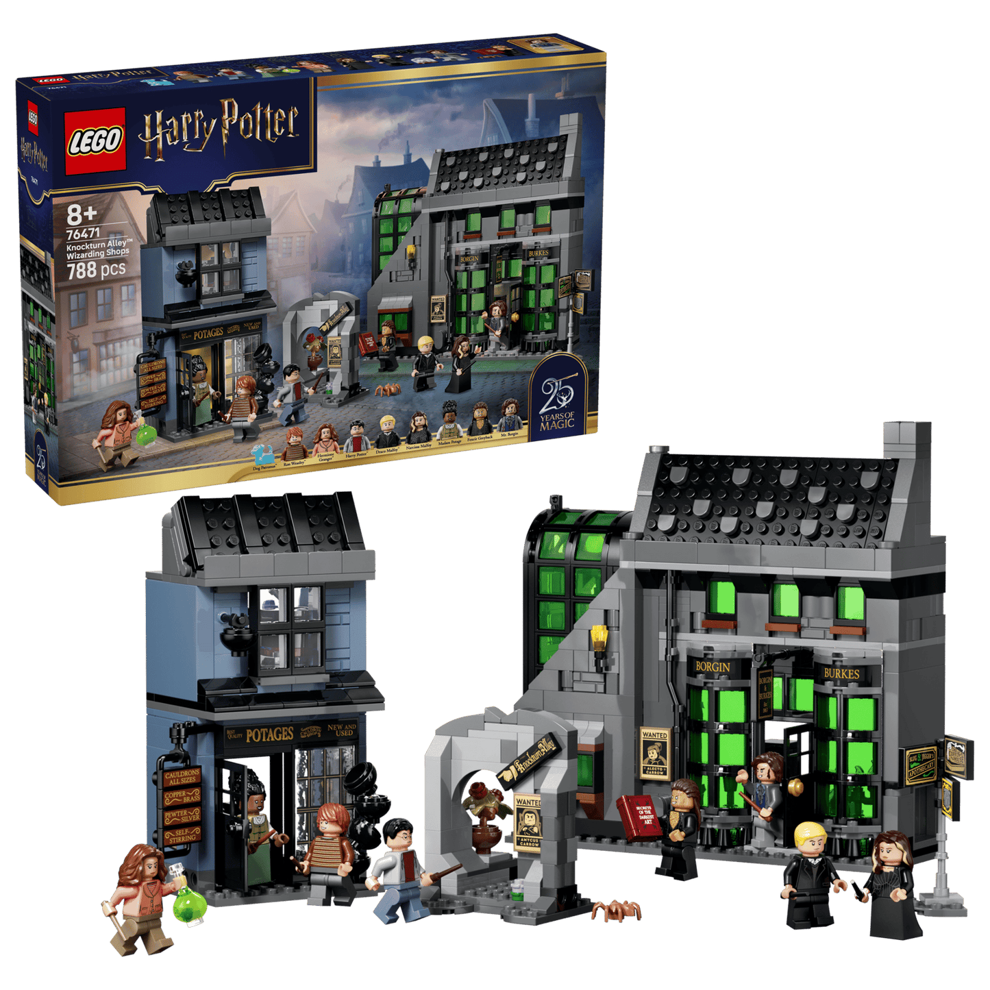 LEGO Harry Potter 76471 Les Boutiques Magiques de l’Allée des Embrumes