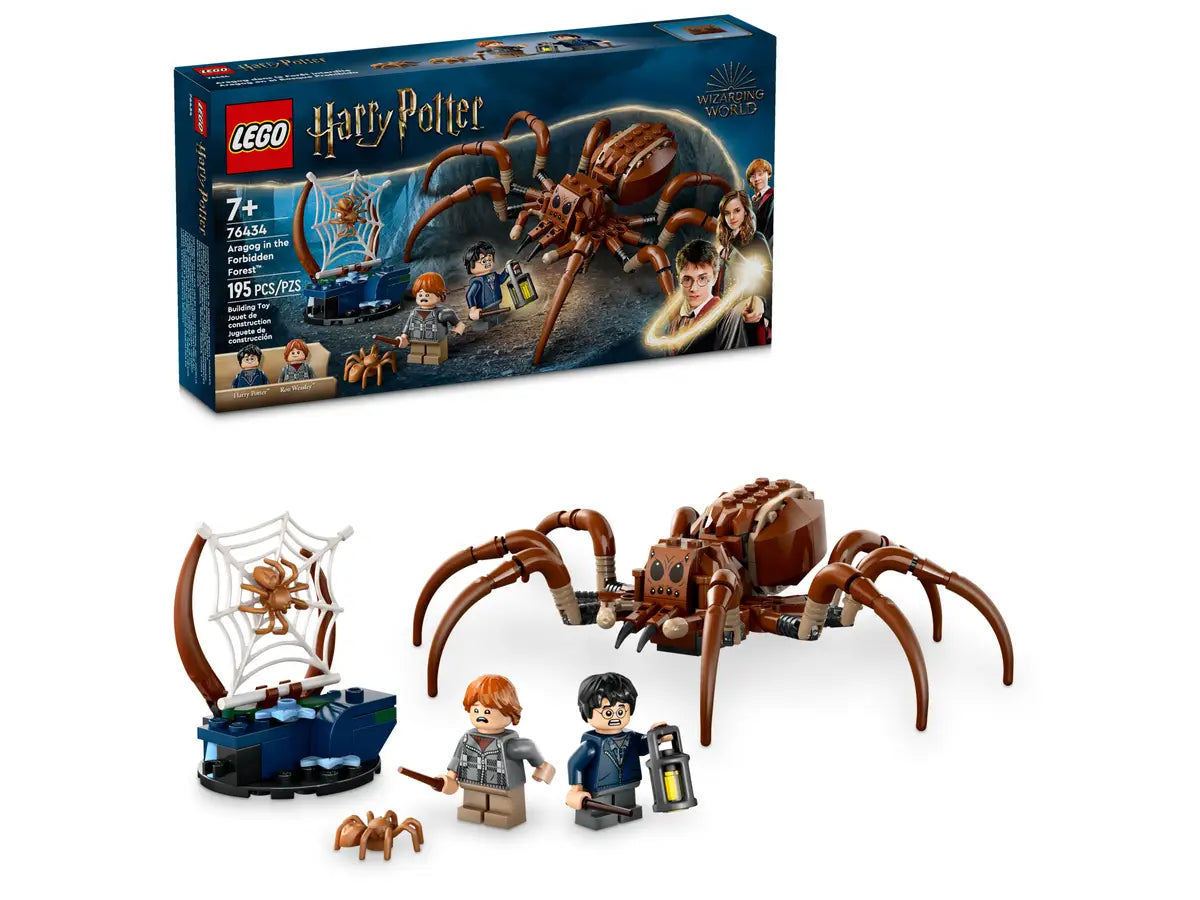 LEGO Harry Potter 76434 – Aragog géant avec figurines Harry et Ron