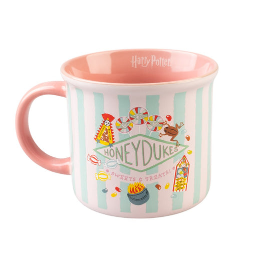 Mug Honeydukes Harry Potter en céramique rose et menthe d’une contenance de 375 ml