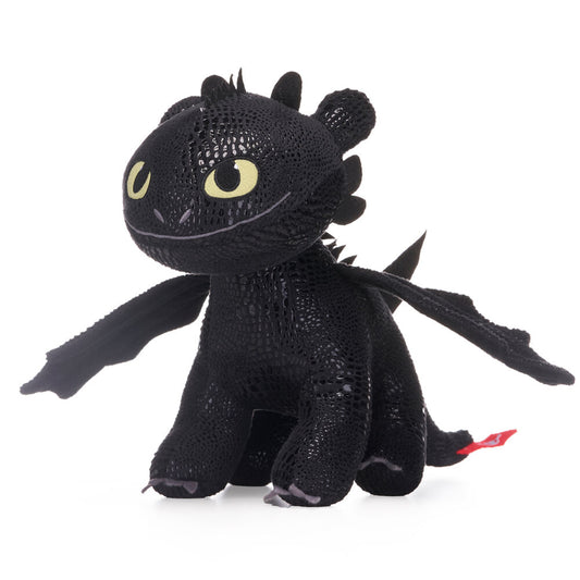 Peluche Krokmou 30 cm Debout Écailles Brillantes – Dragons