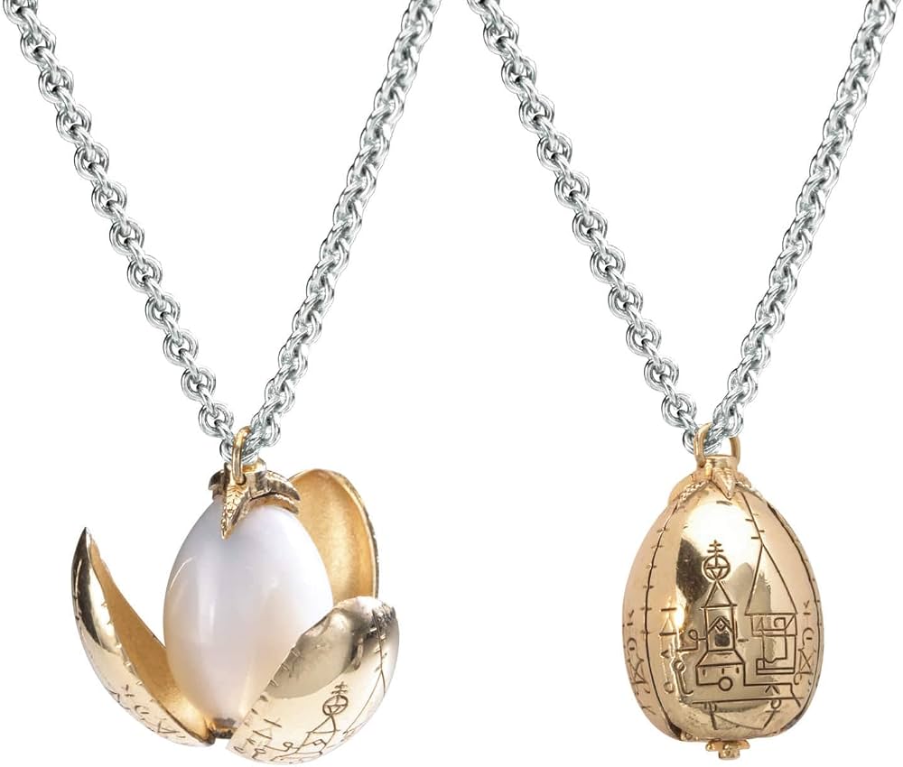 Pendentif Œuf d’Or Harry Potter ouvert avec ses trois pétales