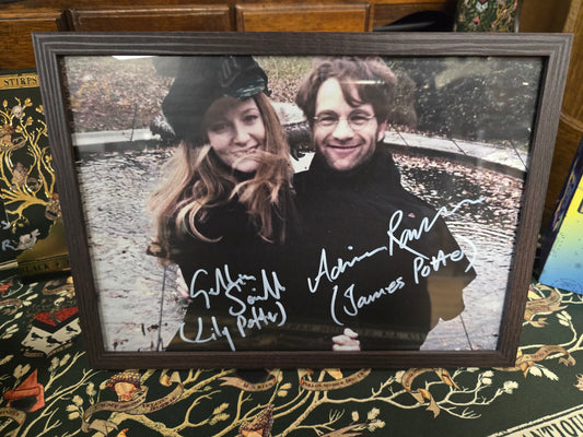 Photo signée par Adrian Rawlins et Geraldine Somerville - Harry Potter