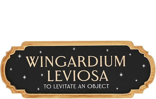 Petite plaque murale Wingardium Leviosa - Harry Potter