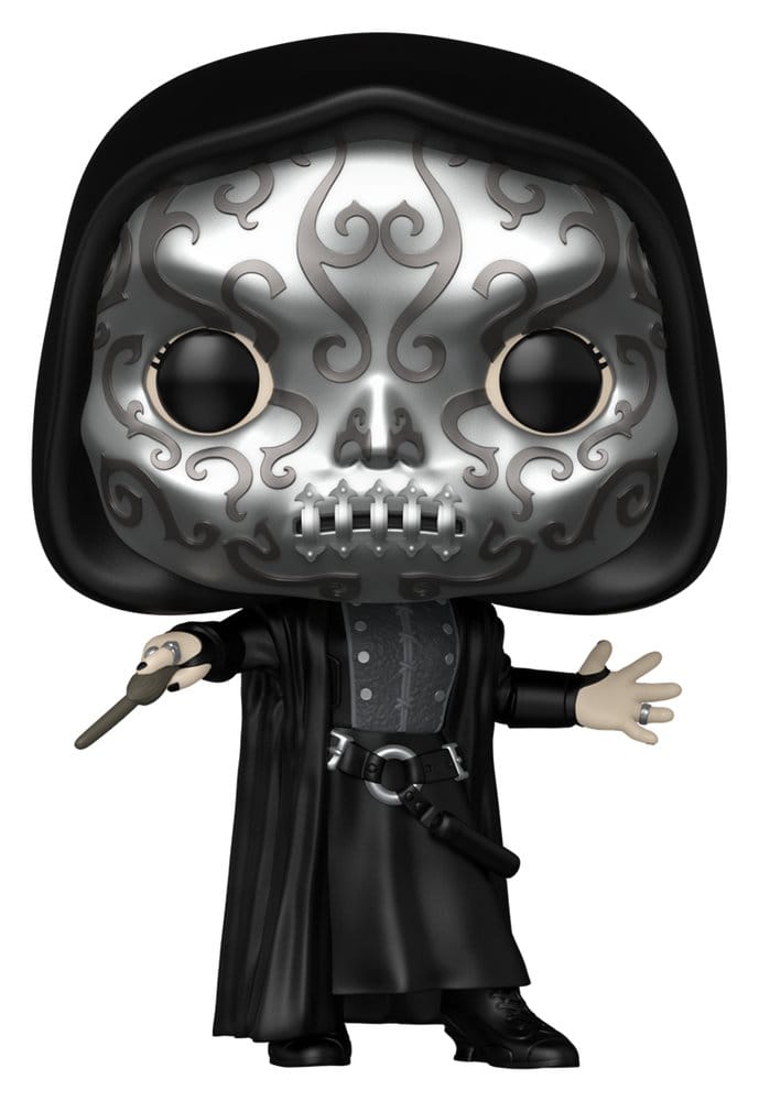 Figurine Pop Bellatrix Lestrange 209 Harry Potter avec masque de Mangemort et baguette
