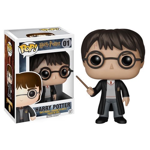 Funko POP! Harry Potter n°01 – Figurine de Harry avec sa baguette