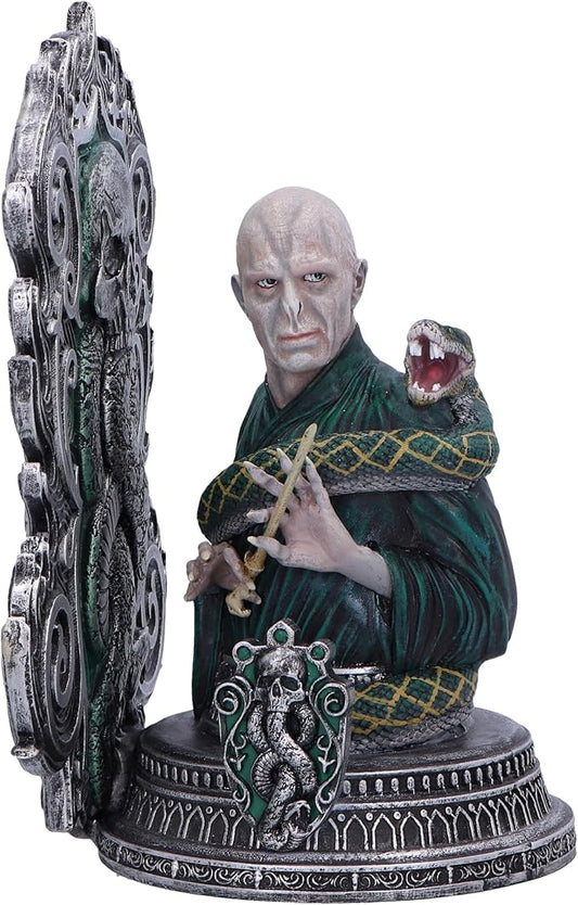 Serre-livres Voldemort avec Nagini – objet de collection en résine – Harry Potter