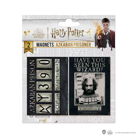 Set de 2 magnets - Prisonnier d'Azkaban - Harry Potter