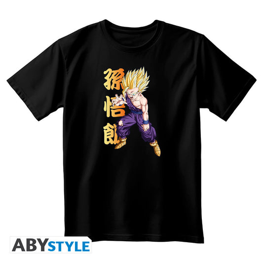 T shirt Dragon Ball Z noir avec Gohan 