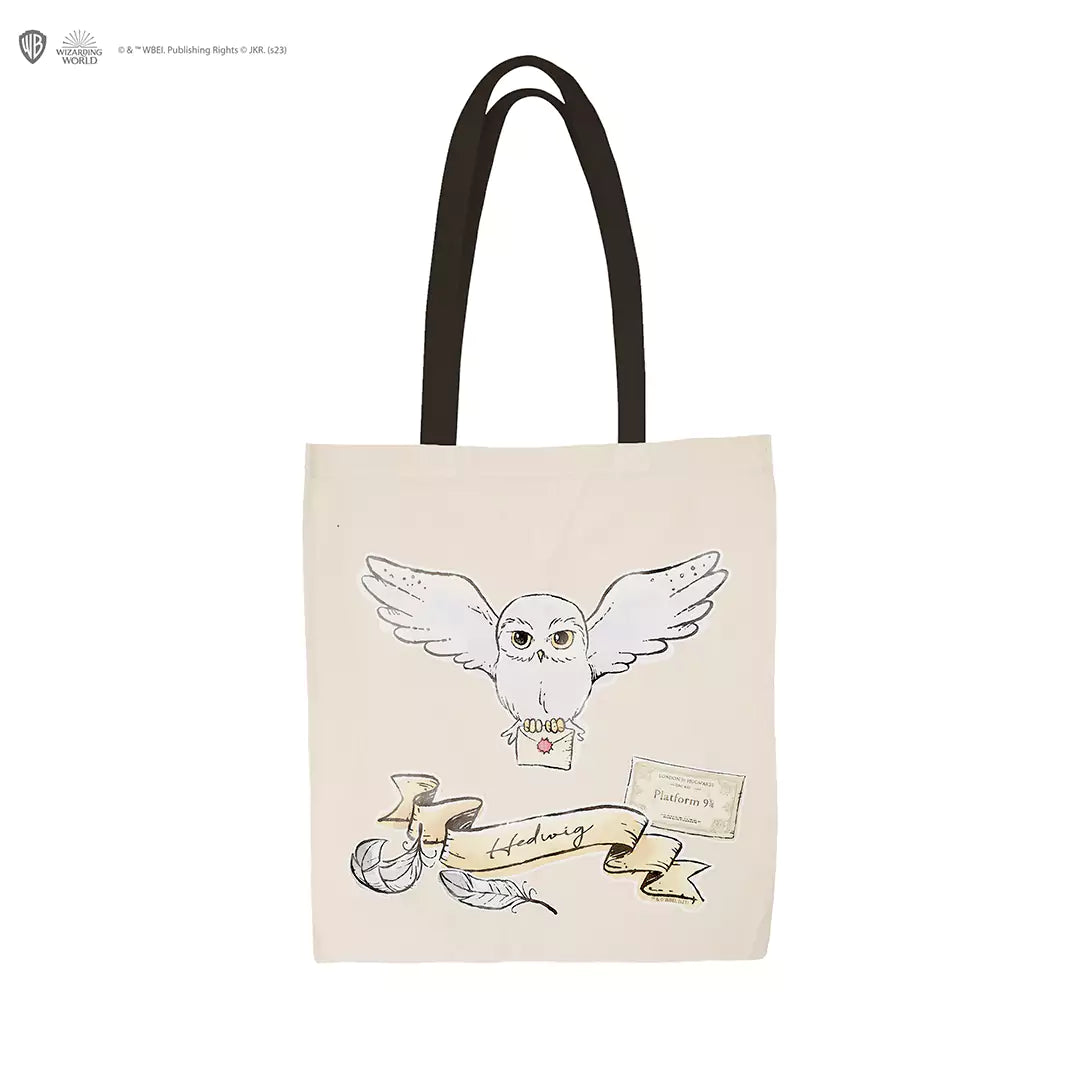 tote bag hedwige harry potter coton