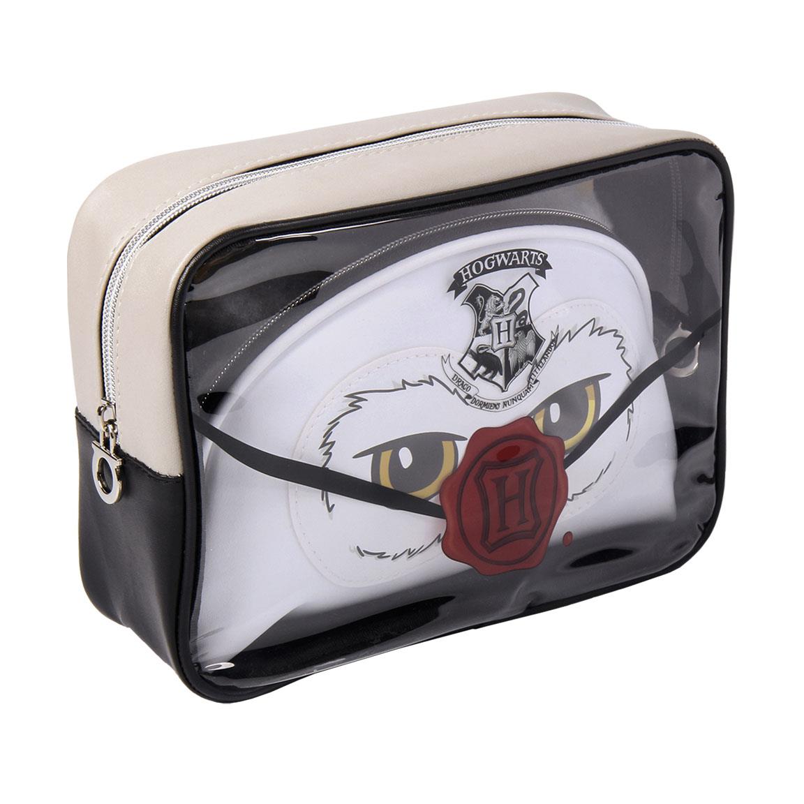 Lot de 2 trousses de toilette Hedwige & Hogwarts – Harry Potter